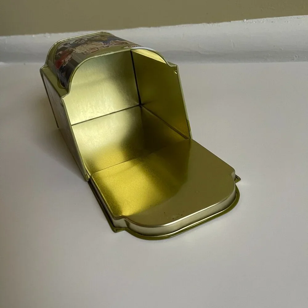 Coca Cola Vintage Ads Tin Metal Organizer Container Storage Decor Lid Hinge